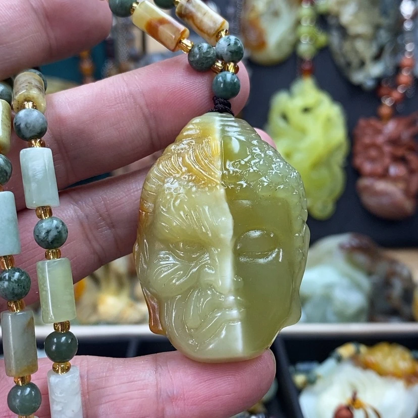 【闪购商品】蛇纹石玉吊坠未镶嵌