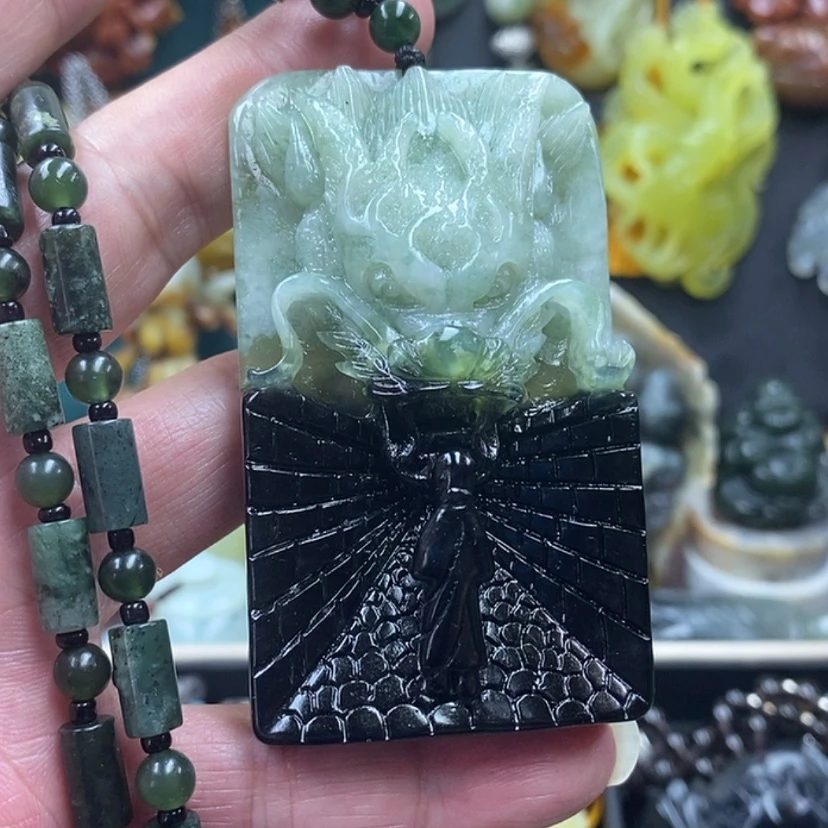 【闪购商品】蛇纹石玉吊坠未镶嵌