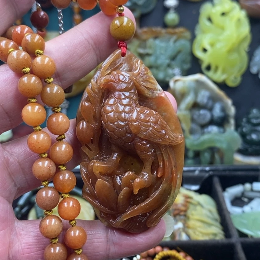 【闪购商品】蛇纹石玉吊坠未镶嵌