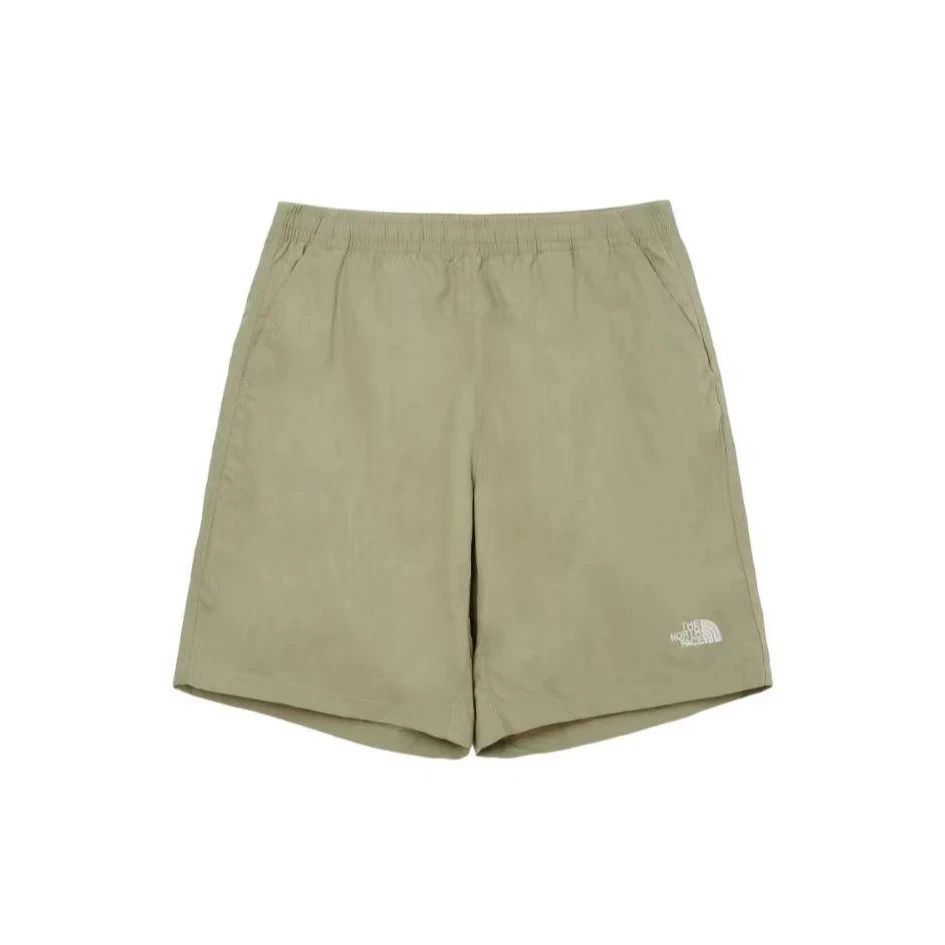 THE NORTH FACE/北面Logo字母刺绣卡其休闲短裤男女同款潮流时尚