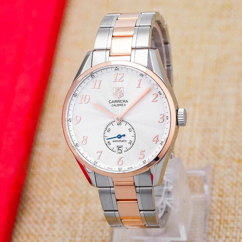 95新 TAG Heuer/泰格豪雅 卡莱拉WAS2151.BD0734/单表/表径39mm