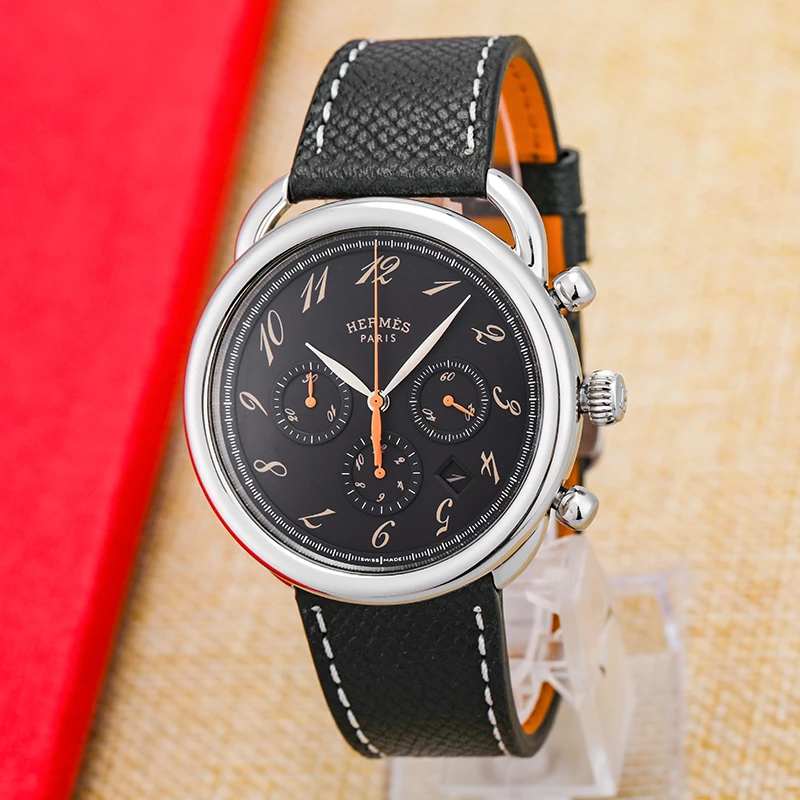 99新 Hermes/爱马仕 ARCEAU系列AR4.910表径43/单表