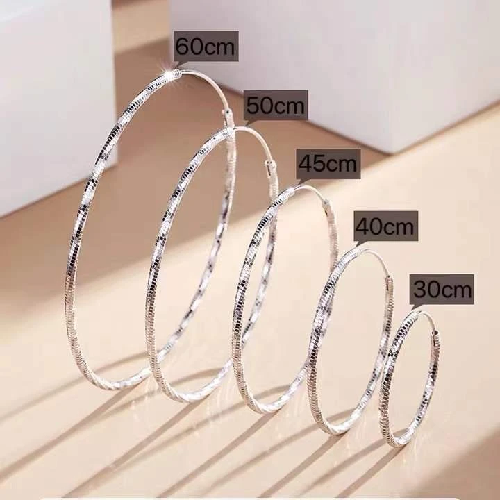 925银耳饰 纯银耳环女夸张大耳圈气质大圆圈2025年网红推荐防过敏