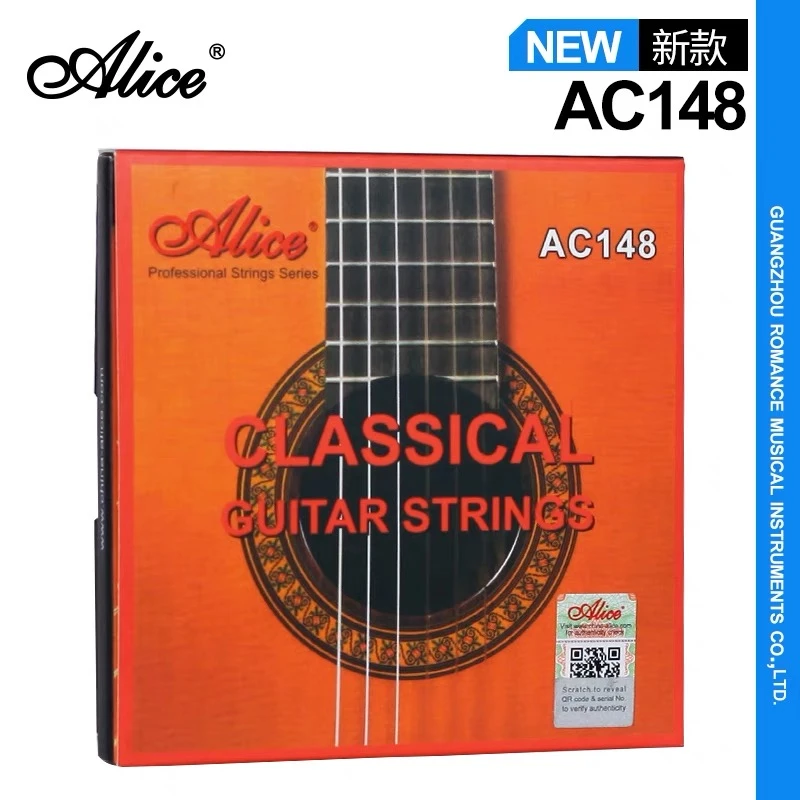 Alice爱丽丝 AC148/158/168古典吉他琴弦防锈涂层缠绕尼龙音色