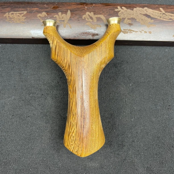 鸡翅木铜头天罡微瑕弹弓