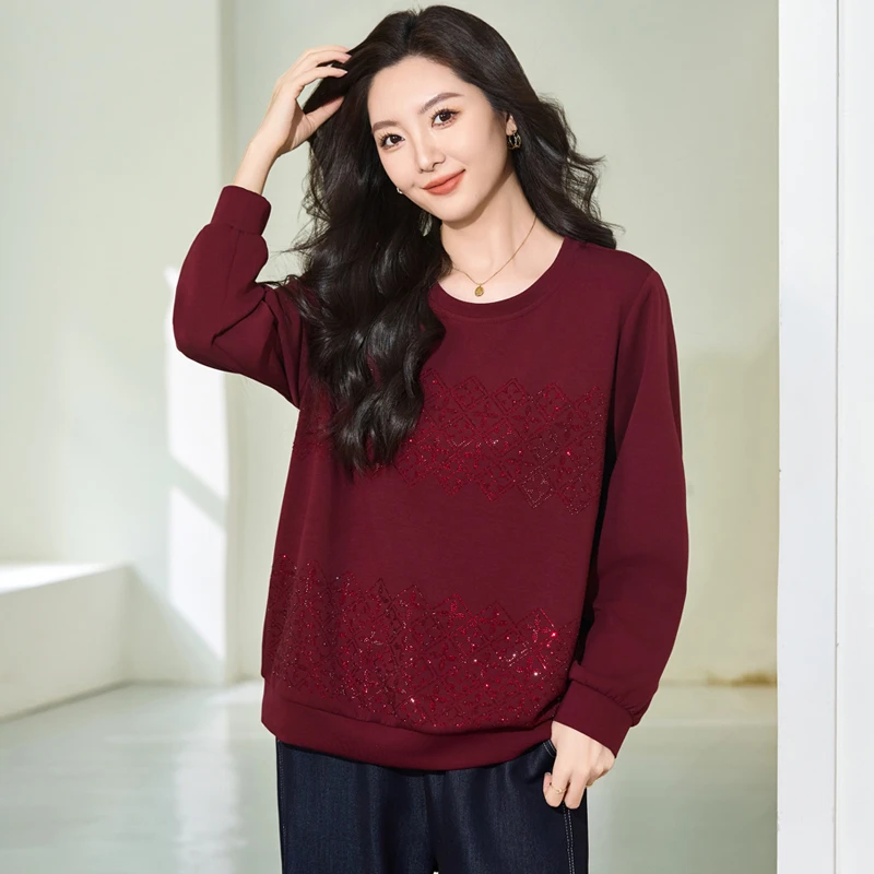 2024大码女装气质显瘦遮肉大气上衣