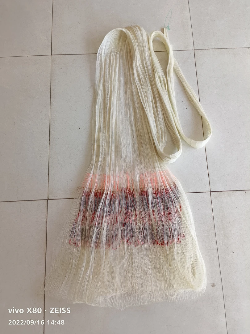 八编大力马线2指网眼 铅坠子手工双扣渔网 下水后不退换