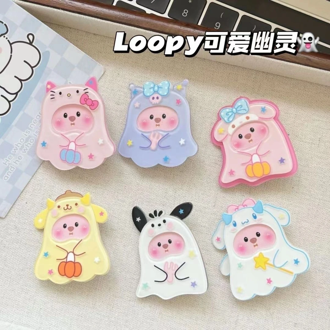 可爱海狸Loopy幽灵鬼发夹三丽鸥甜美少女心搞怪万圣节卡通头饰女