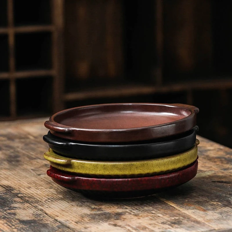 无烟烤肉盘 烧烤炉家用炭炉电陶炉液化气炉电烤盘 陶瓷不粘锅