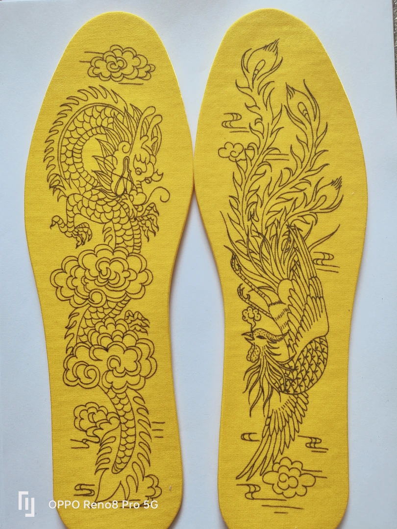 手工绣花鞋垫材料包，带针线，十送一带1.2斤涤丝线