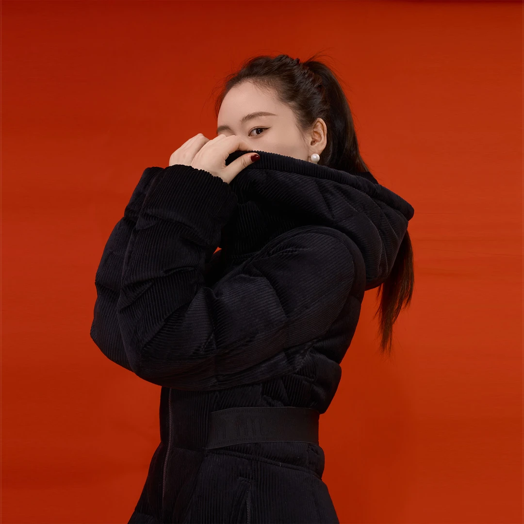 RMC-时尚气质黑色长款羽绒服D2411046-在逃公主