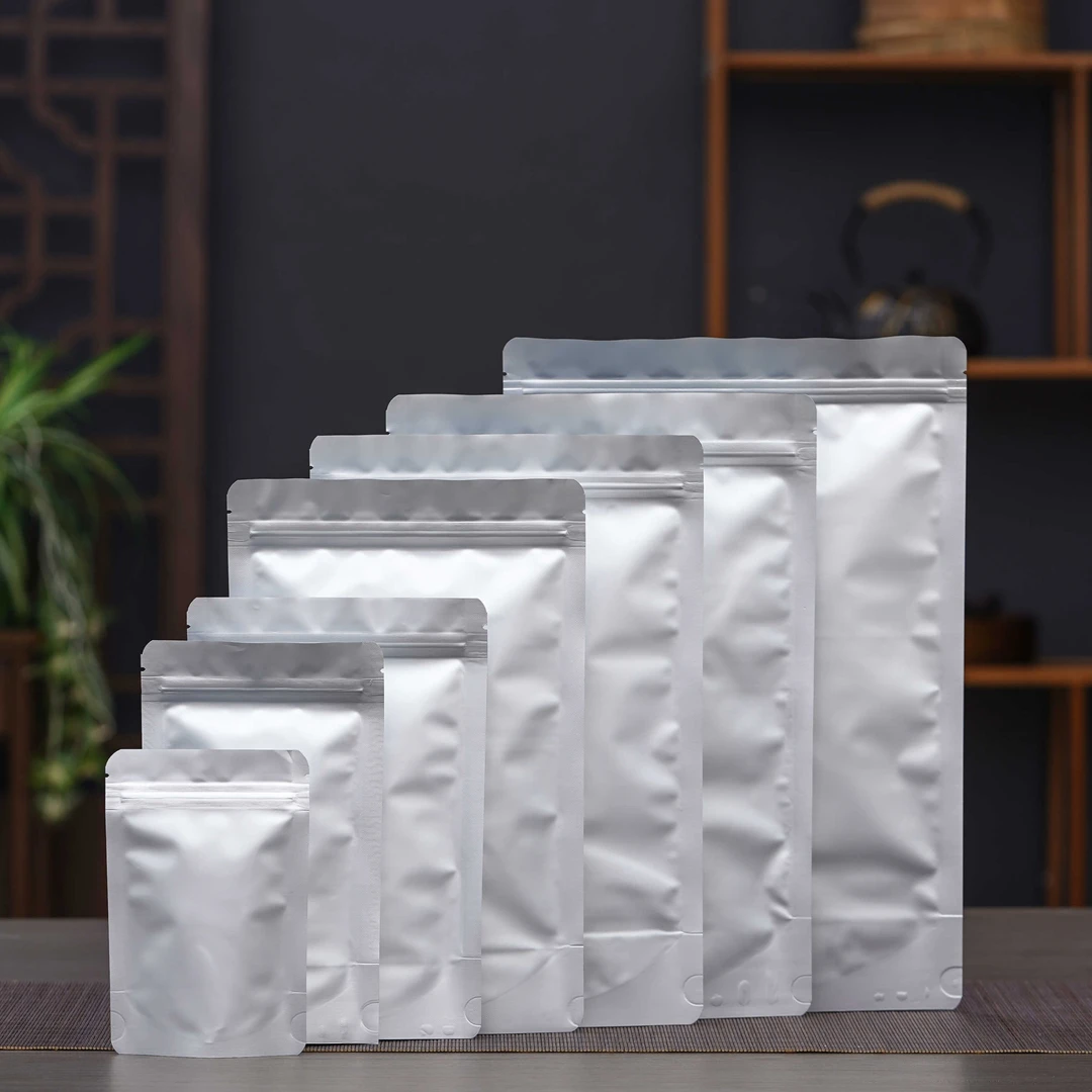 加厚铝箔茶叶密封袋防潮大小号包装袋子自封装散茶白茶普洱样品袋