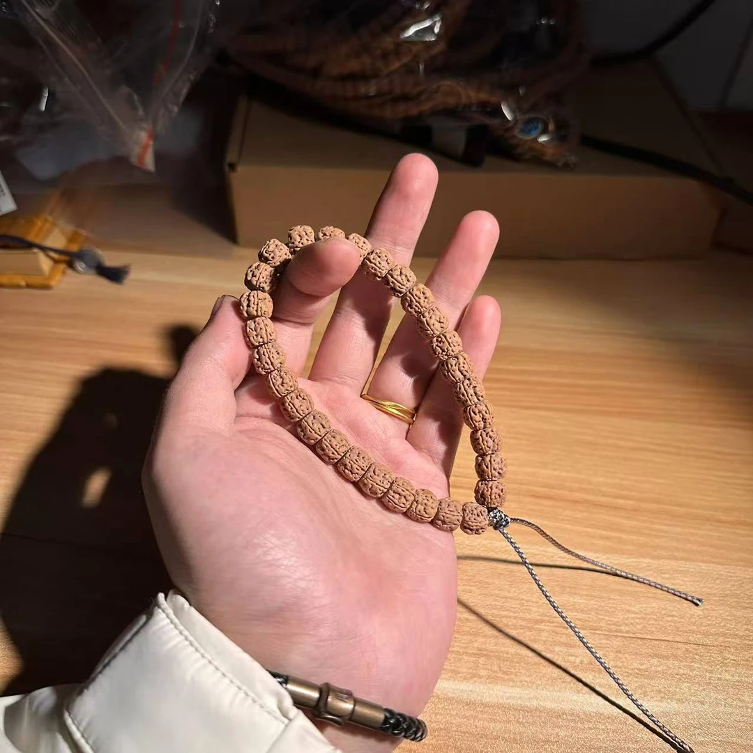 A241“文玩探宝”定制级镇渊盘龙纹小金刚菩提单圈尺寸10~10+mm