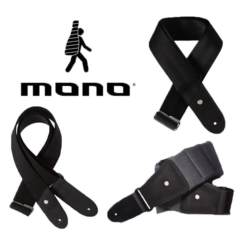 正品MONO GS-1吉他背带 电木民谣吉他贝司加长厚棉尼龙背带 M80