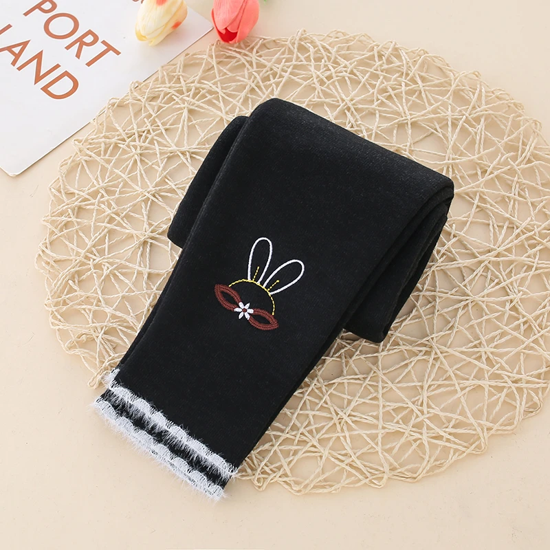 秋冬加绒加厚女童打底裤外穿韩版宝宝保暖一体绒儿童百搭打底裤