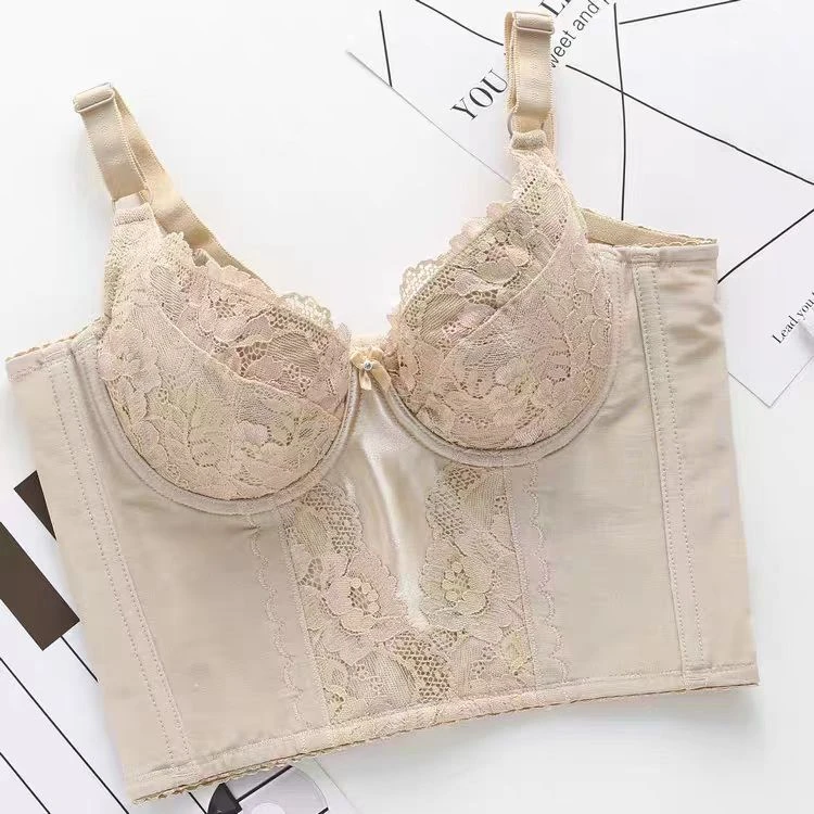 瘦身衣聚拢防下垂美体塑形美背收副乳调整型紧身胸衣上托内衣塑身