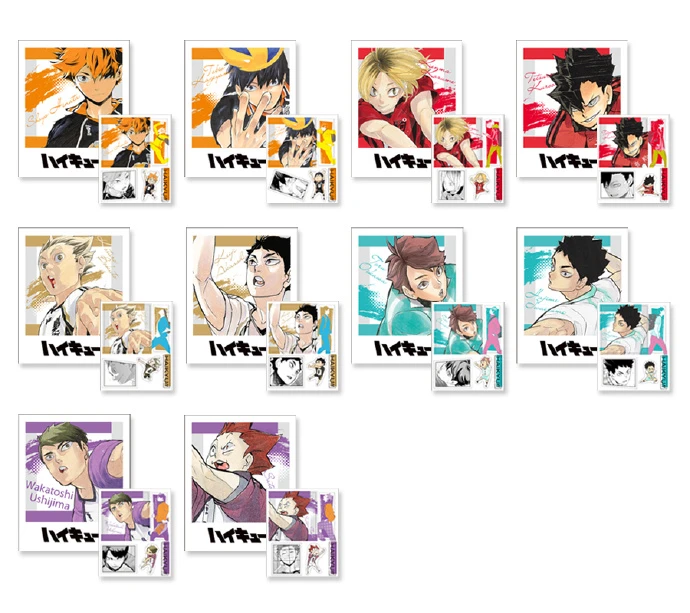 日谷官谷 排球少年 光卡第一弹相卡&贴纸集合 （ 盲盒 默认代拆）