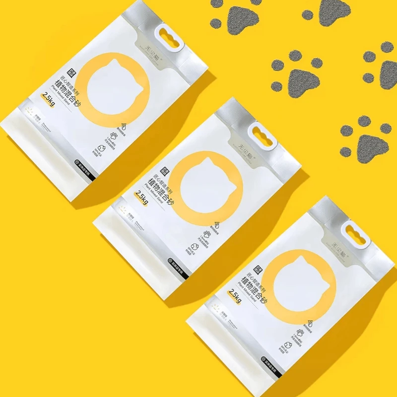 无尘猫光触媒系列匠心智造植物混合砂除臭豆腐砂植物砂原味奶香款