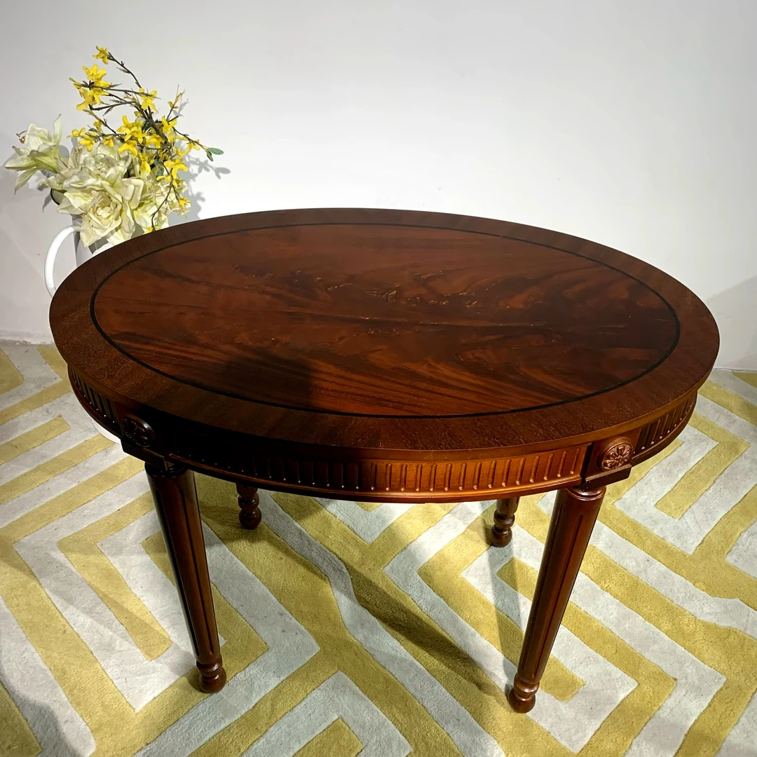 美式椭圆休闲几80*50*64