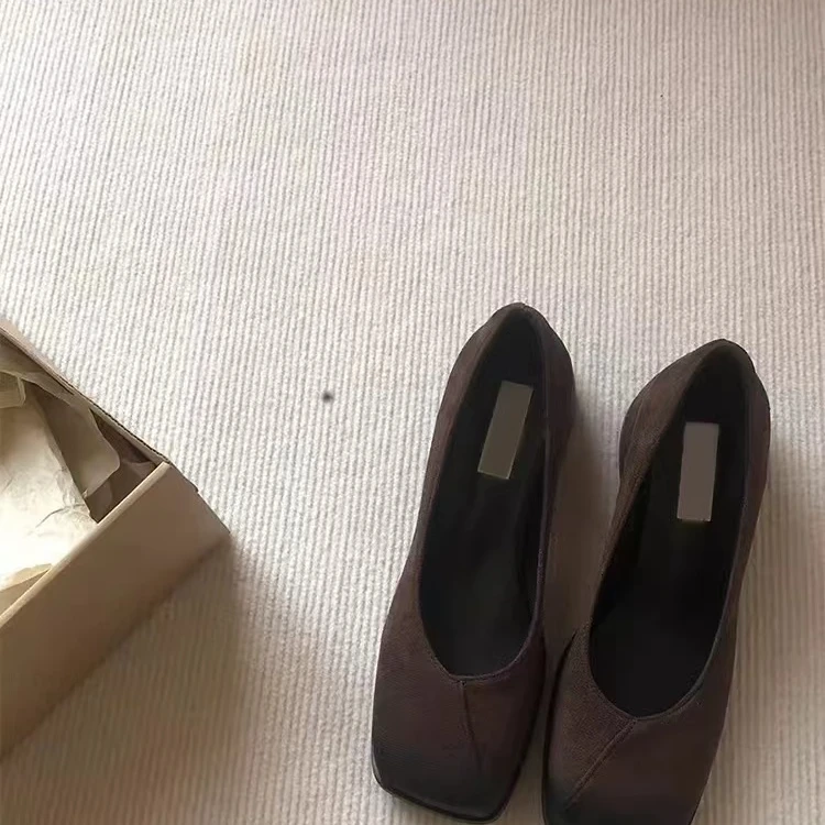 987-111库存啊！秋日法式高跟单鞋