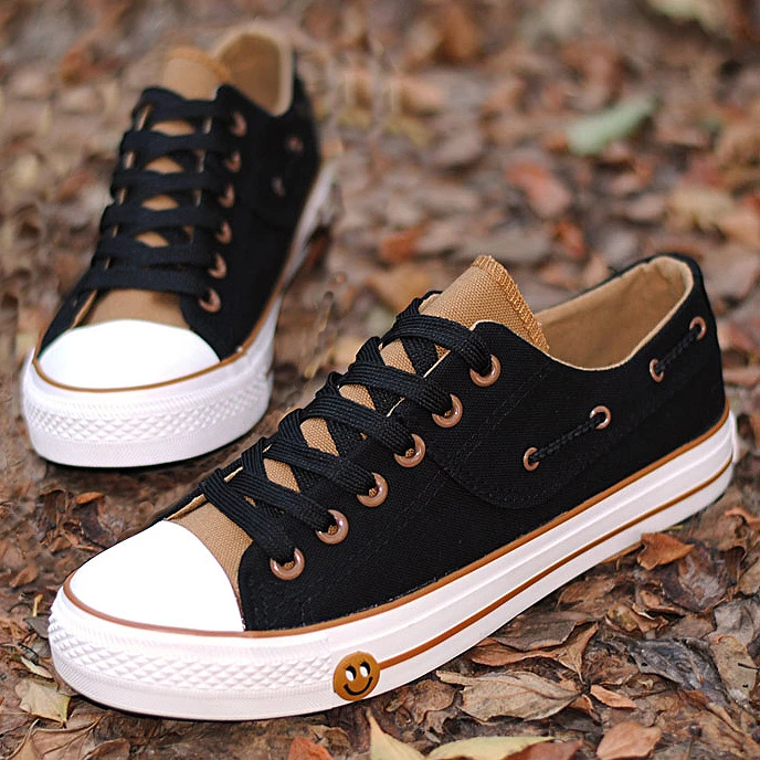 男鞋2025夏季新款低帮帆布鞋休闲鞋时尚拼色透气潮鞋经典男士板鞋