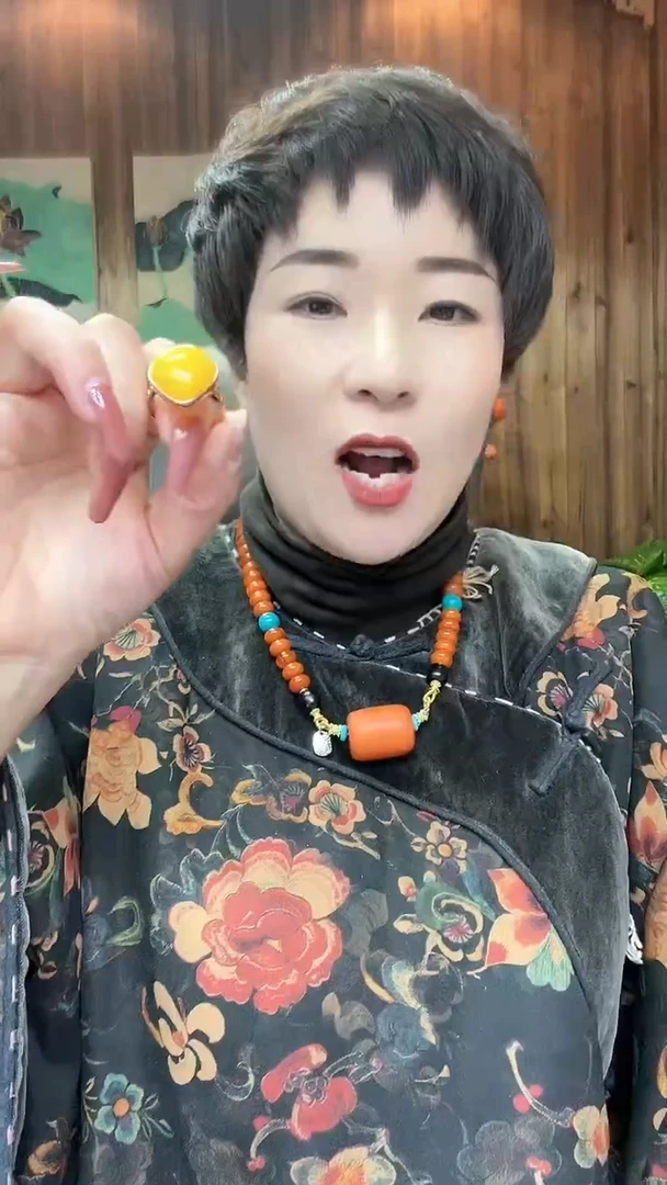 【闪购商品】琥珀戒指未镶嵌961