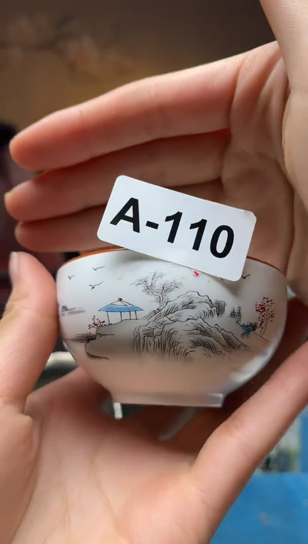 【闪购商品】瓷盖碗A-110
