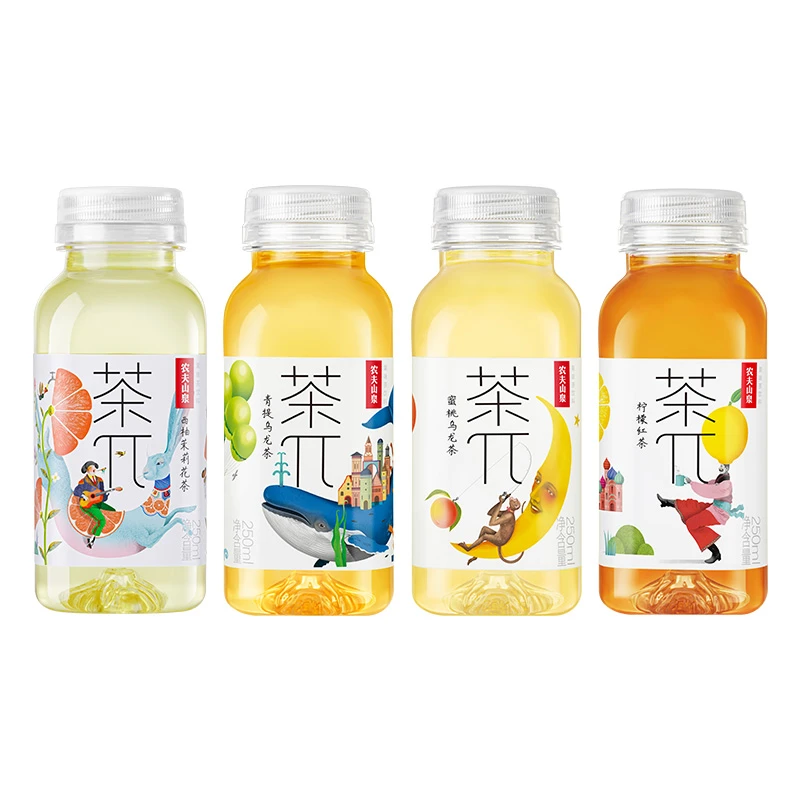 [农夫山泉官方旗舰店] 农夫山泉茶π 250ml*12瓶装 果味茶饮料