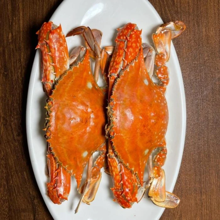 梭子蟹海鲜净重两斤7-8只每只约1两（保鲜不保活）梭子蟹同城