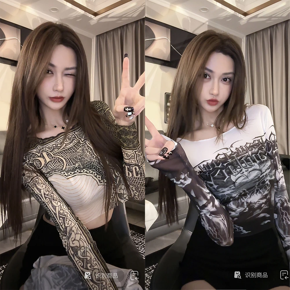 【77定制】♥心动此刻♥T恤显瘦气质长袖时尚百搭休闲设计师上衣