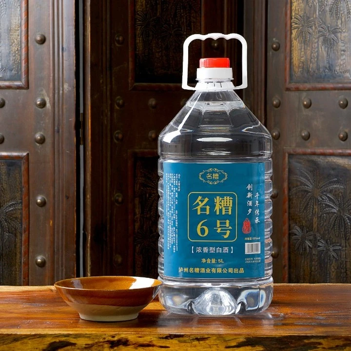 名糟6号浓香型桶装白酒粮食酒泸州白酒窖藏老酒42度52度5L