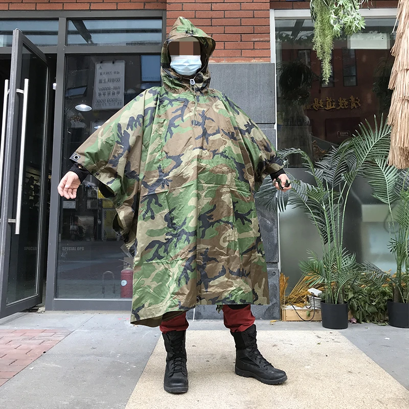 HELIKON赫利肯PONCHO U.S. MODEL轻量美军战术多功能雨衣天幕披风