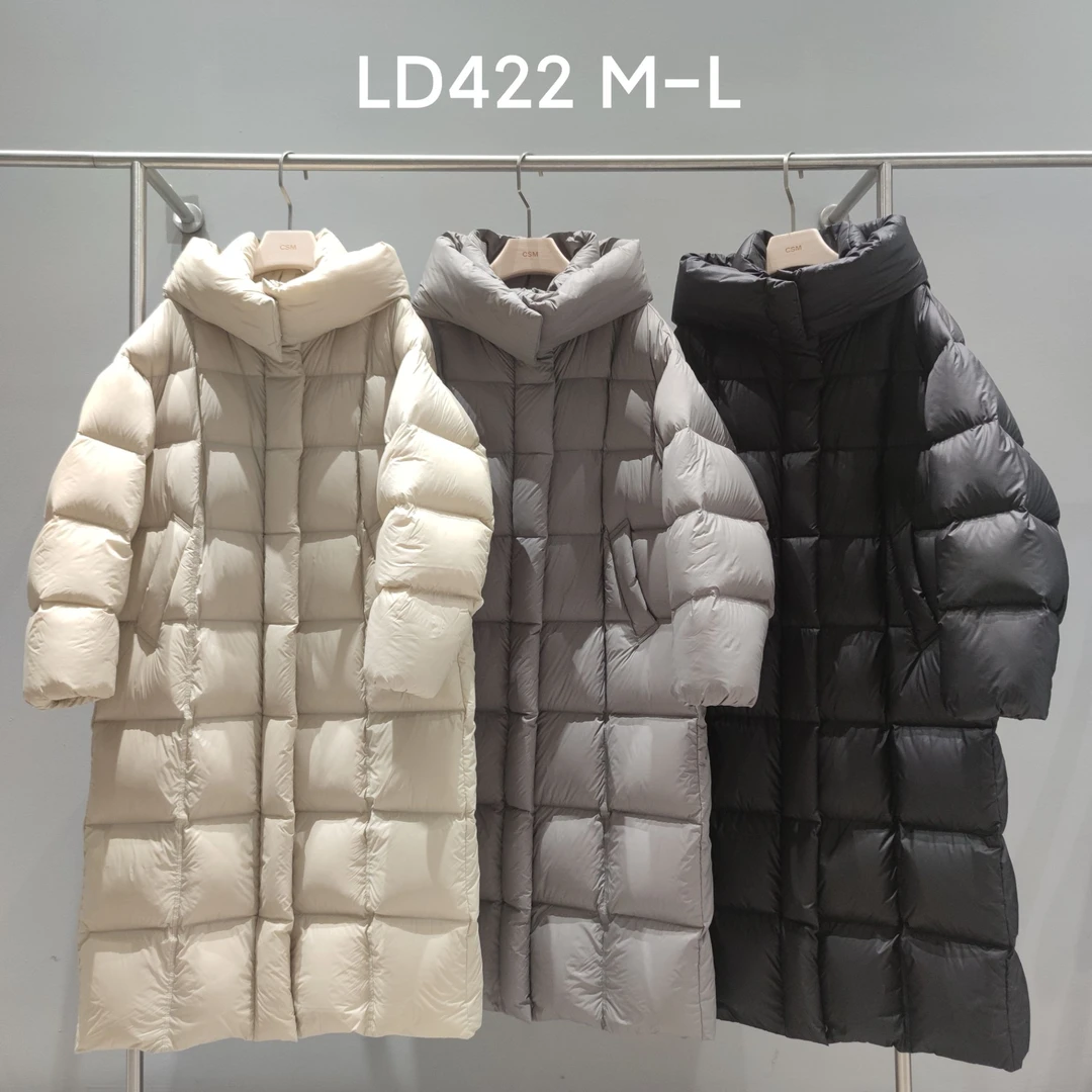 【毛姐专属】新款女款时尚休闲保暖长款大厚款羽绒服LD422