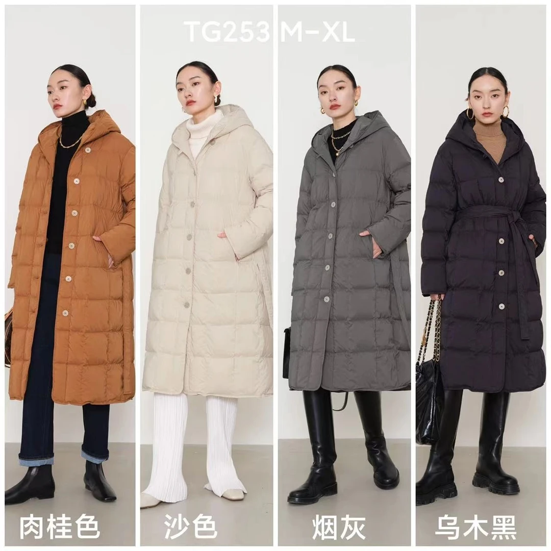 【苏大美】冬季时尚连帽双面穿鹅绒服TG253