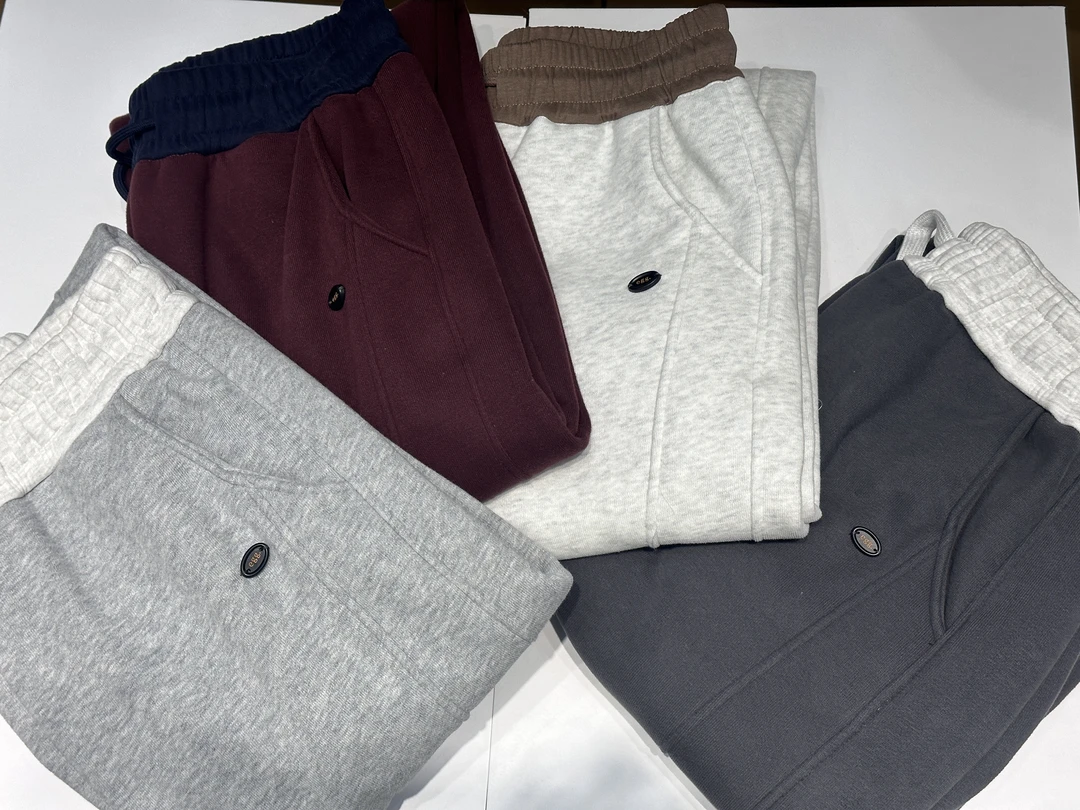 【鸡蛋香蕉裤】秋季新款休闲百搭显瘦撞色拼接阔腿香蕉裤8822-23