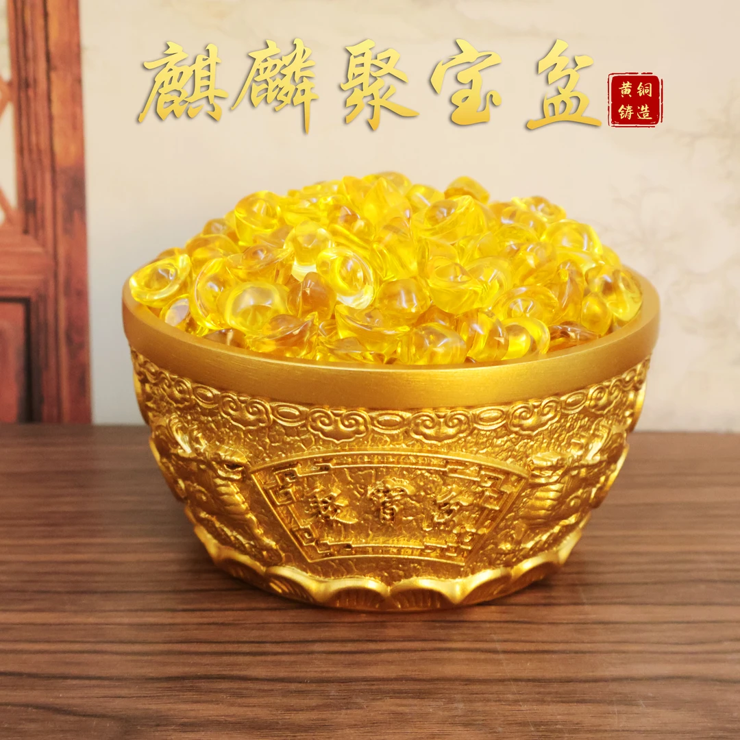 厂家直发黄铜十二生肖貔貅聚宝盆家居摆件客厅装饰品