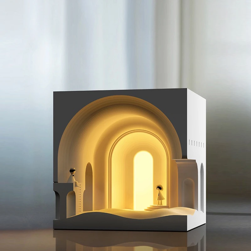 高端家居客厅摆件海之国度桌面创意氛围灯卧室小夜灯台灯生日礼物