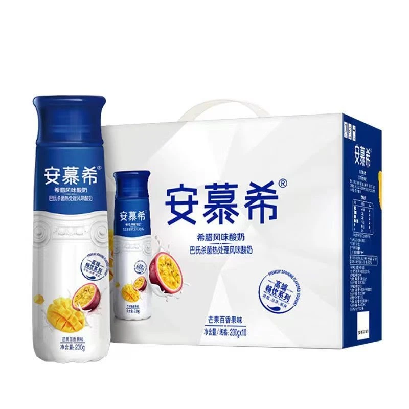 【8月】伊利安慕希高端酸奶芒果百香果味230g*10瓶