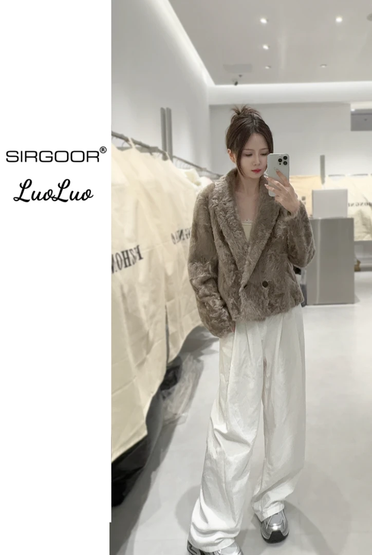 【SIRGOOR】“都市夜游” 超轻超软超保暖小湖羊外套