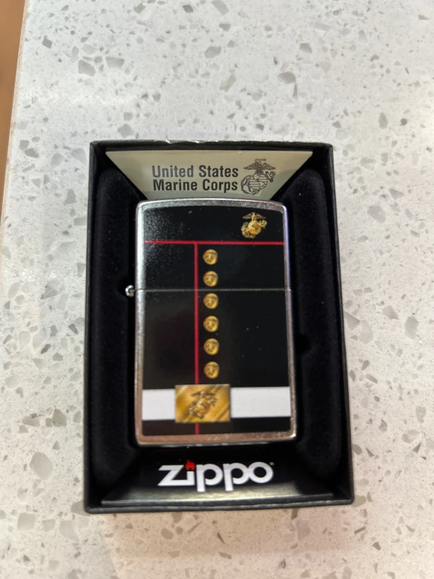 Zippo打火机美国 48550 海军陆战队 S美版原版