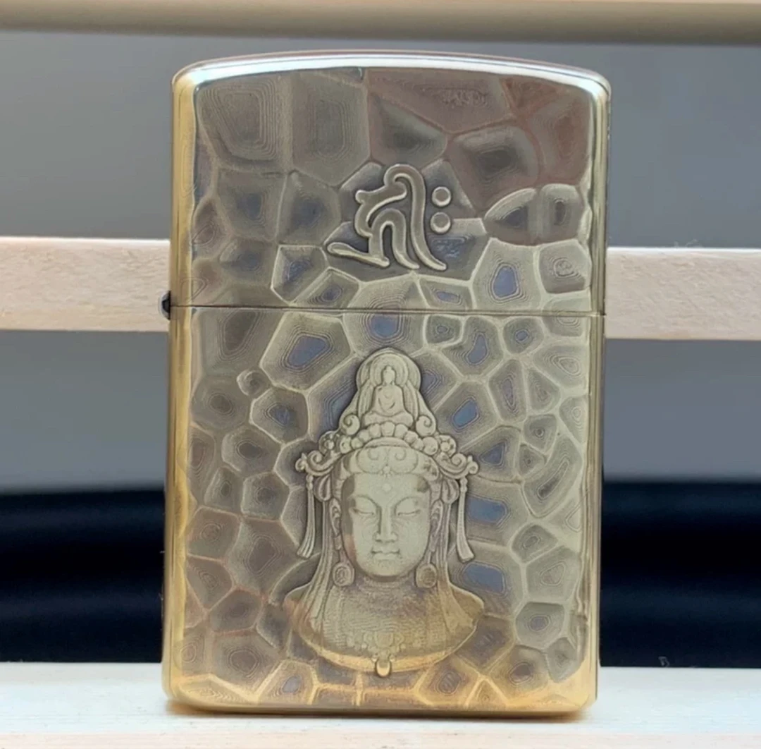 zippo打火机美国 DZ-KZ-169梵文观心 蚊版原版 DY9920FD
