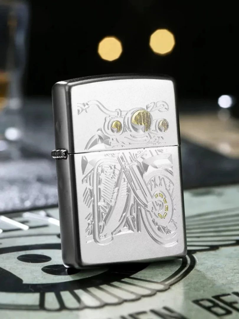 zippo打火机美国 205-C-000023 摩托车 中版原版TCJ1