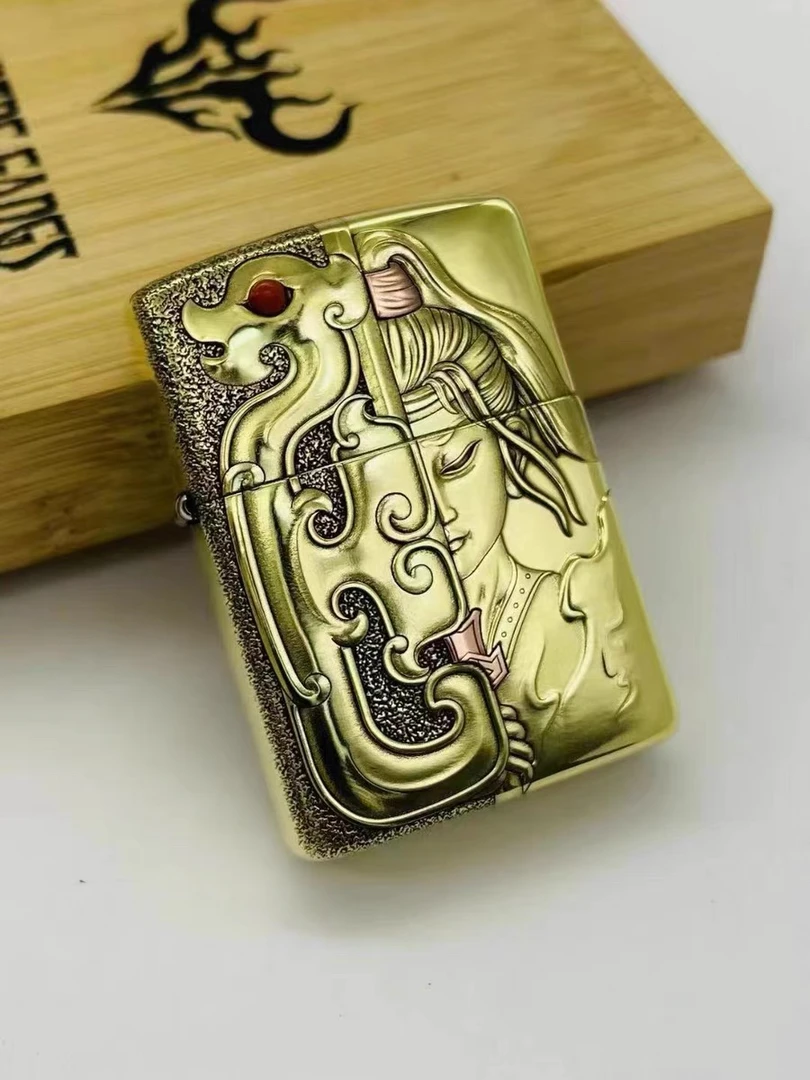 zippo打火机美国 DZ-KZ-169花木兰 蚊版原版 DY9920FD