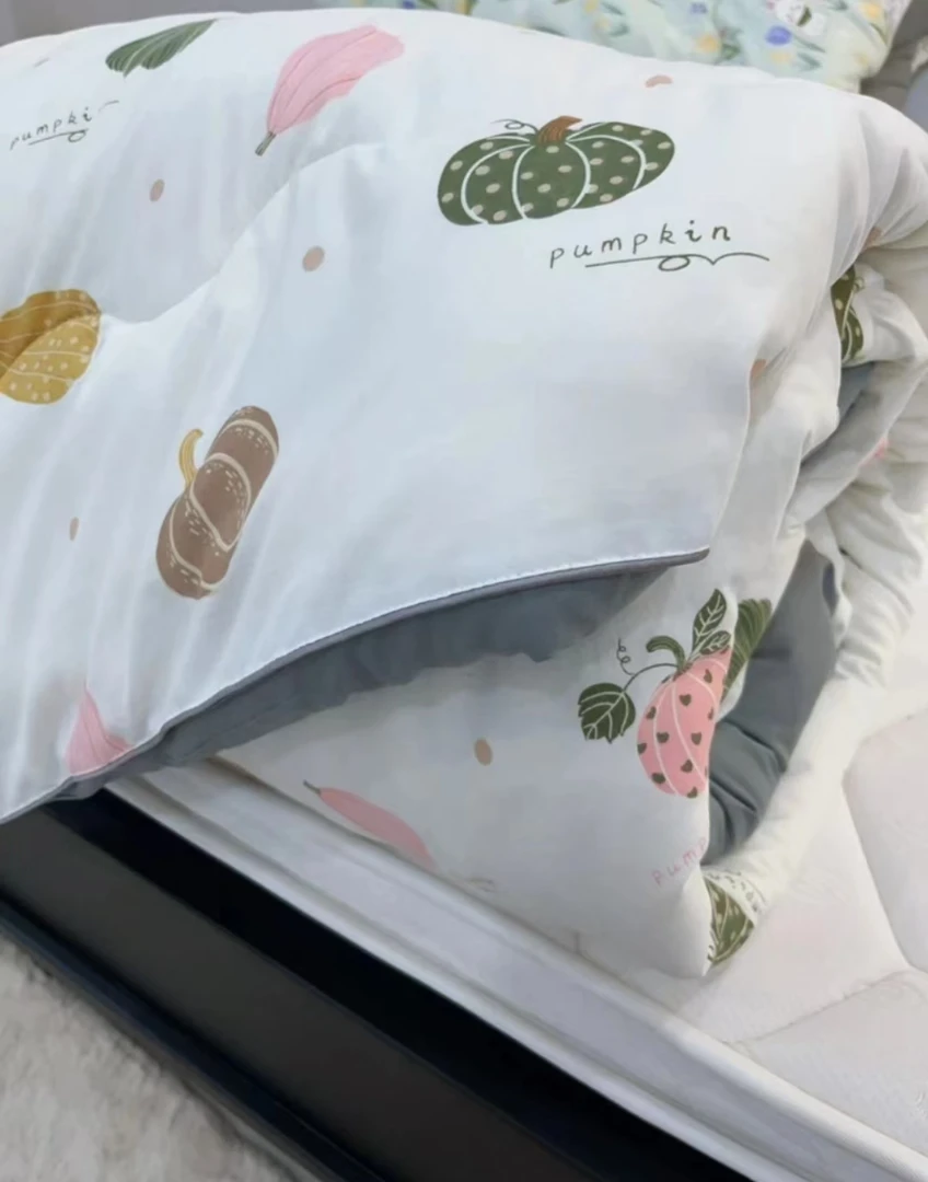 200*230不选颜色8斤左右冬被加厚机洗印花