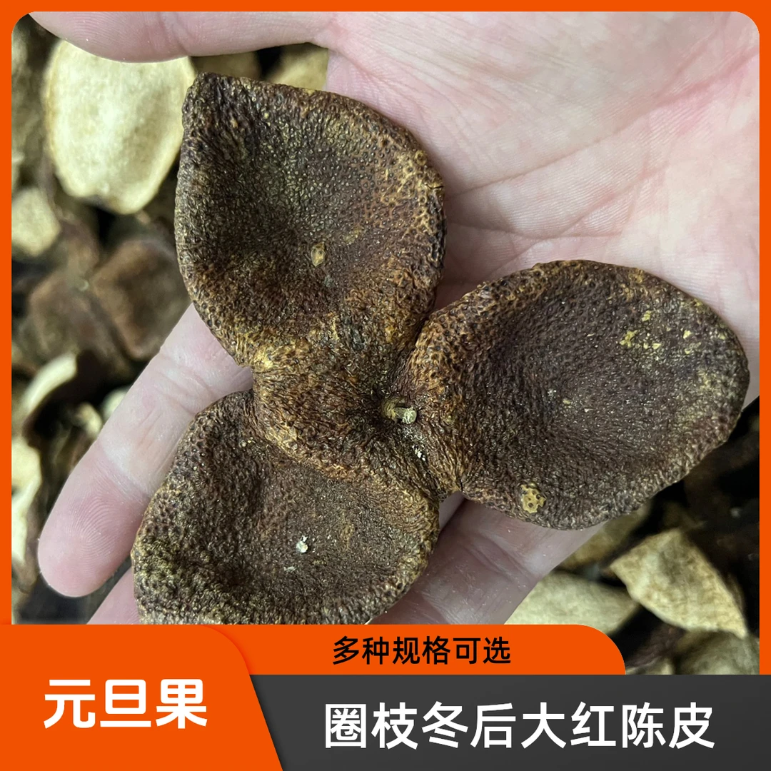 南坦2020圈枝冬后大红陈皮元旦果50克250克500克