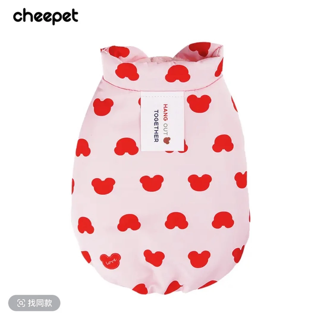 熊熊马甲秋冬小熊印花狗狗马甲