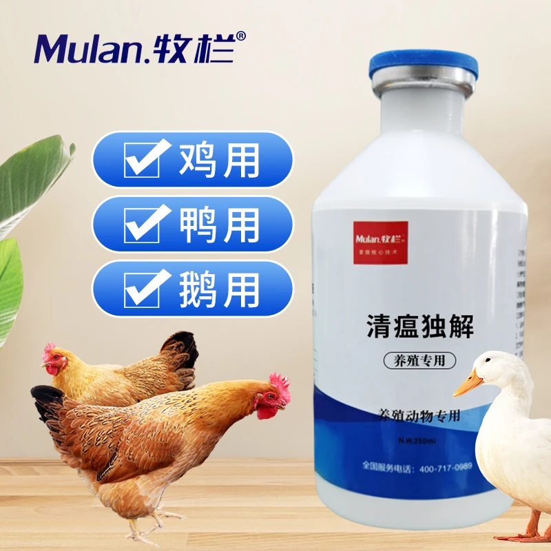 牧栏【清温独解】 鸡鸭鹅家禽鸡温新城役饲料添加剂养殖使用
