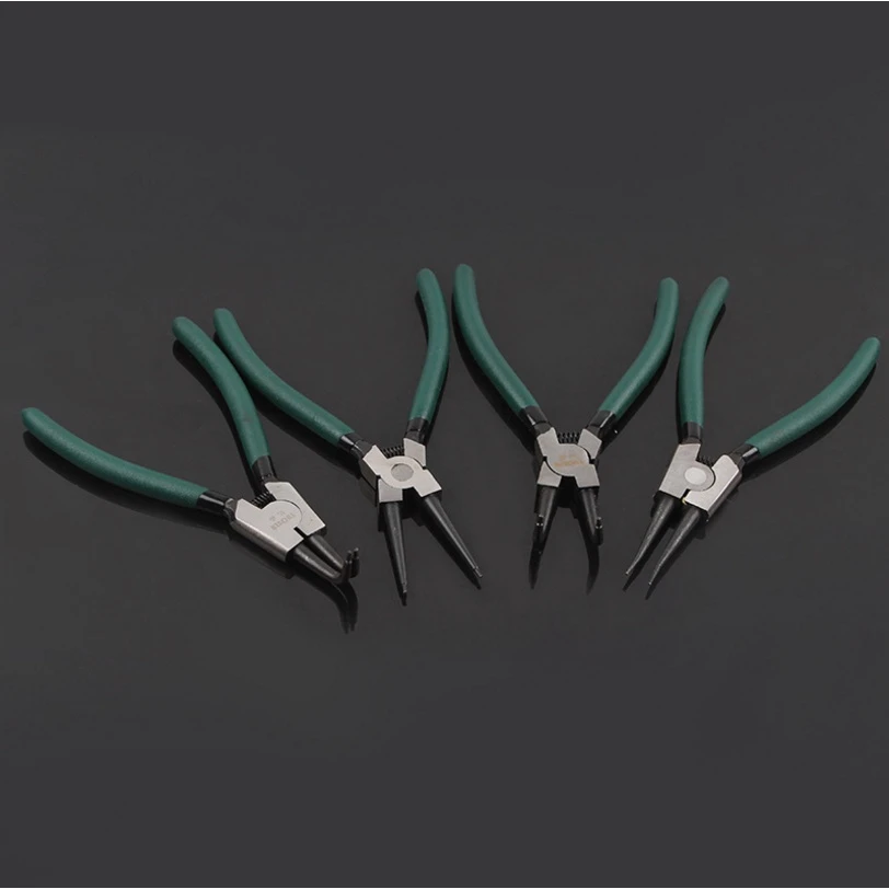 工业级多功能扩张钳挡圈钳卡黄钳套装工具内外两用卡环钳卡簧钳子