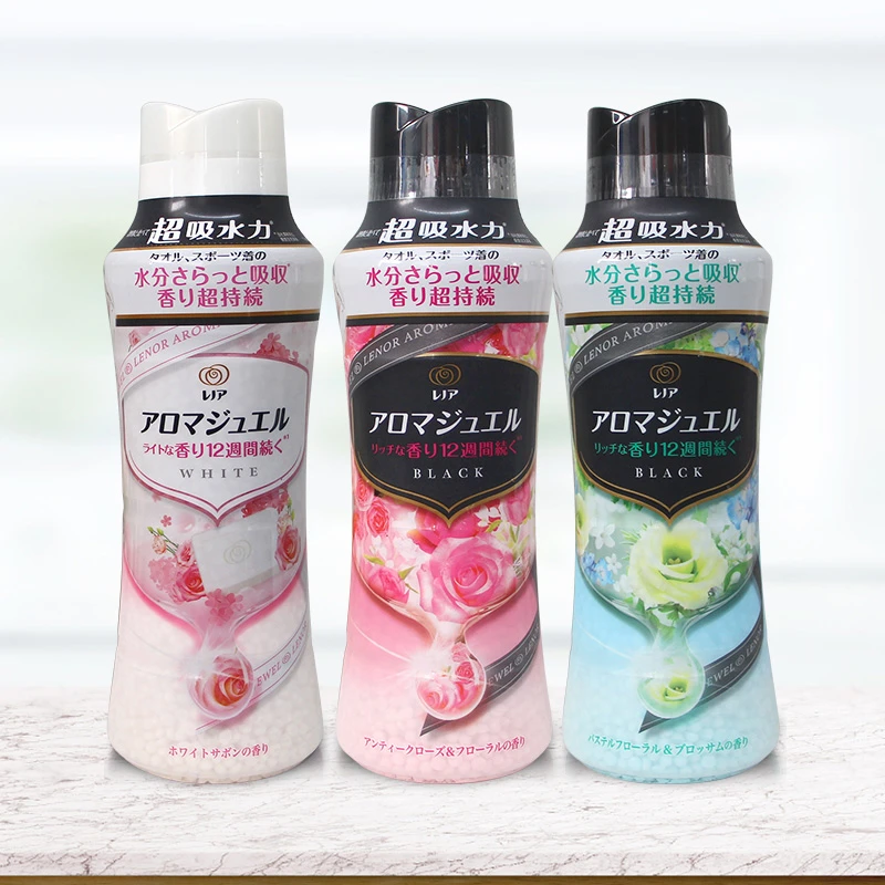 日本宝洁衣物留香珠固体芳香颗粒消臭去汗味柔顺剂470ml