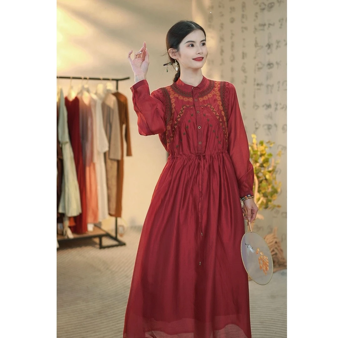 大作国风新中式国风连衣裙-32580